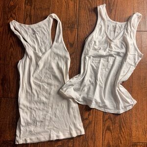 American Eagle Outfitters White Tank Tops